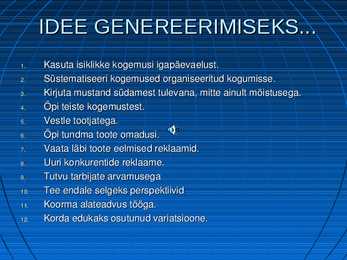 Reklaampsühholoogia kuldreeglid #5