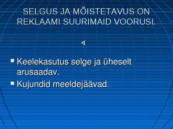 Reklaampsühholoogia kuldreeglid #9