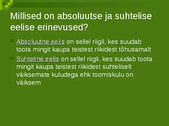Rahvusvaheline majandus ja rahandus #5