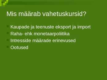 Rahvusvaheline majandus ja rahandus #10
