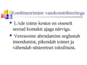 Lokaalanesteetikumid #17