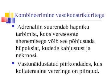 Lokaalanesteetikumid #18