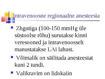 Lokaalanesteetikumid #25