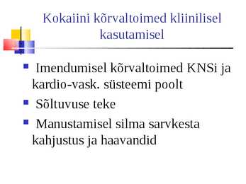 Lokaalanesteetikumid #49