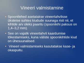 Ristvineer-ristvineeri eriliigid #5