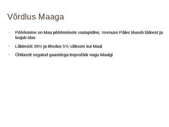 VEENUS ettekanne #3