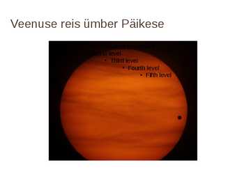 VEENUS ettekanne #9