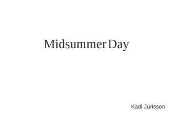 Midsummer Day
