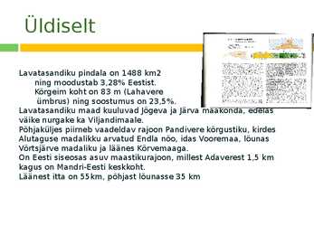 Kesk-Eesti lavatasandik #2