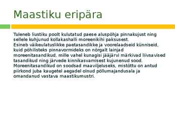 Kesk-Eesti lavatasandik #4