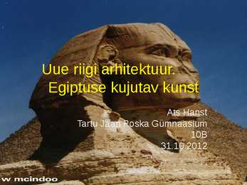 Uue riigi arhitektuur-kujutav kunst-Vana-Egiptus