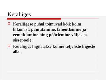 Liigeste liikuvus #5