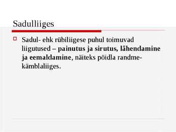 Liigeste liikuvus #6
