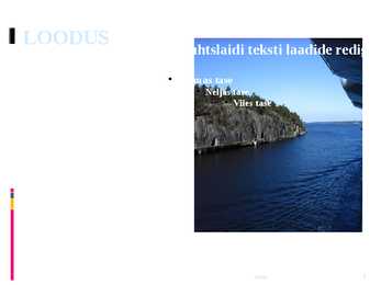 ROOTSI esitlus #4