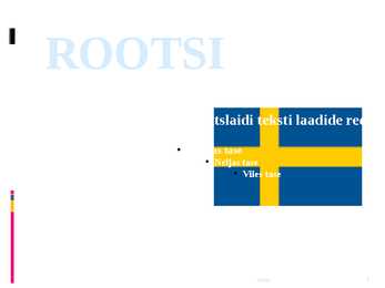 ROOTSI esitlus