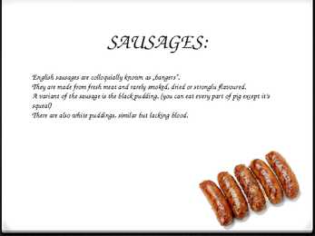 ENGLISH NATIONAL FOODS AND DRINKS #4