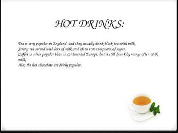 ENGLISH NATIONAL FOODS AND DRINKS #7