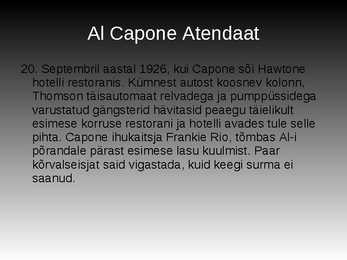 Al Capone #6