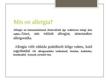 Allergia #2