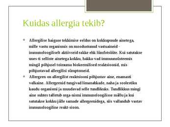Allergia #3