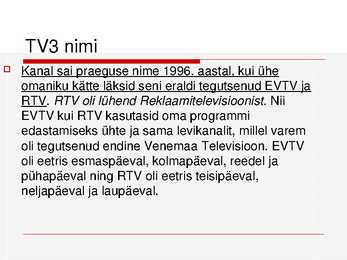 TV3 #3