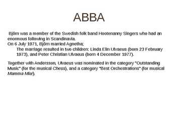 ABBA Esitlus #9