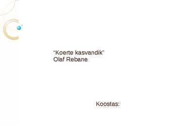 Olaf Rebane-Koerte kasvandik