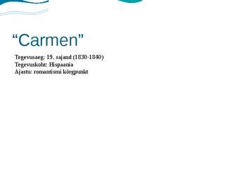 Prosper Merimee \ Carmen\ #2