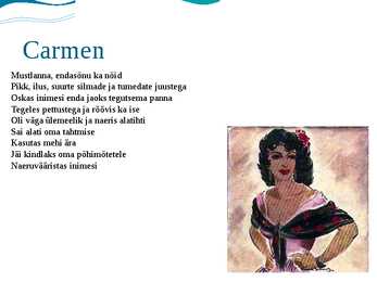 Prosper Merimee \ Carmen\ #3