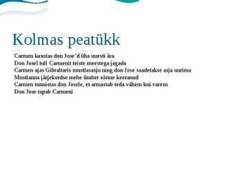 Prosper Merimee \ Carmen\ #8