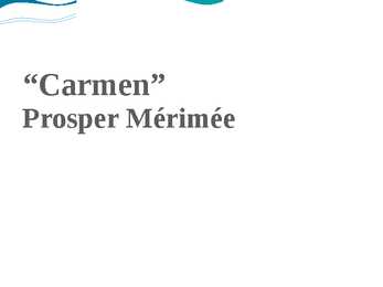 Prosper Merimee \ Carmen\