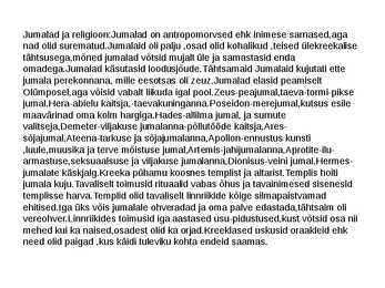 Jumalad ja Religioon #2