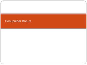Pesupulber Bonux