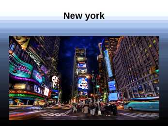New york