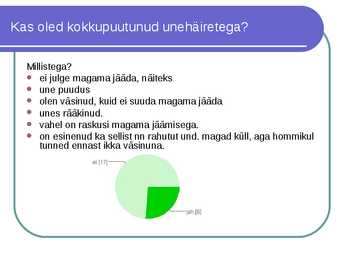 Uni ja unenäod slide #8