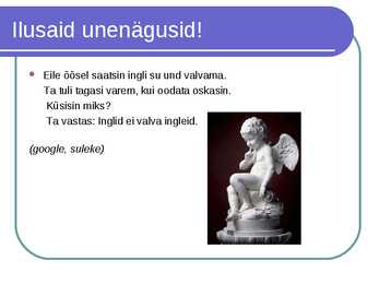 Uni ja unenäod slide #10
