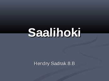 Saalihoki