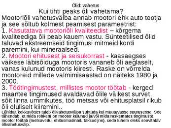 Masinaehitusmaterjalid-mõisteid MMT-st-kütused-õlid-tehnilised vedelikud #68
