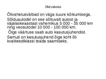 Masinaehitusmaterjalid-mõisteid MMT-st-kütused-õlid-tehnilised vedelikud #69