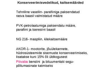 Masinaehitusmaterjalid-mõisteid MMT-st-kütused-õlid-tehnilised vedelikud #77