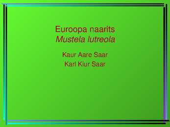 Euroopa naarits