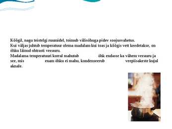 Soojusnähtused köögis #3