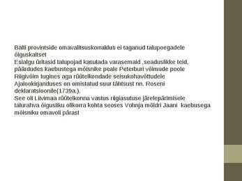 Vene aja esimene sajand #4