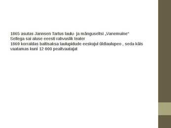 Priikslaskmine ja ärkamisaeg #15