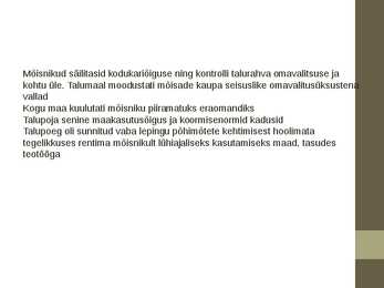 Priikslaskmine ja ärkamisaeg #3