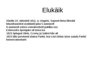 FERENC LISZT #3