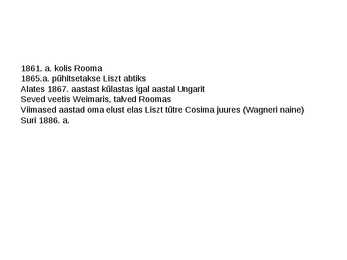 FERENC LISZT #6