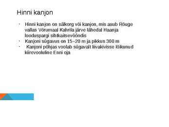 Eesti vaatamisväärsused #2