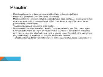 Eesti vaatamisväärsused #10