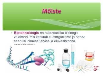 Bakterite biotehnoogiline kasutamine #2